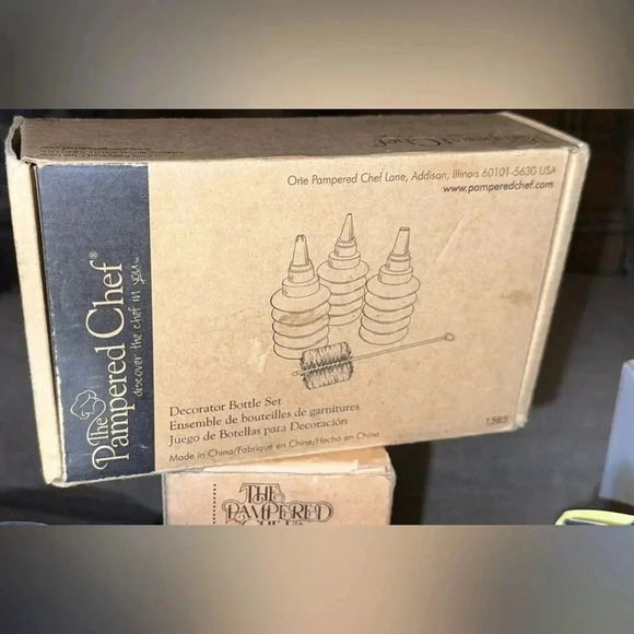 PAMPERED CHEF PC Kitchen Bundle Lot of 6 Bread Tubes & Decorator Bottle - Picture 6 of 9